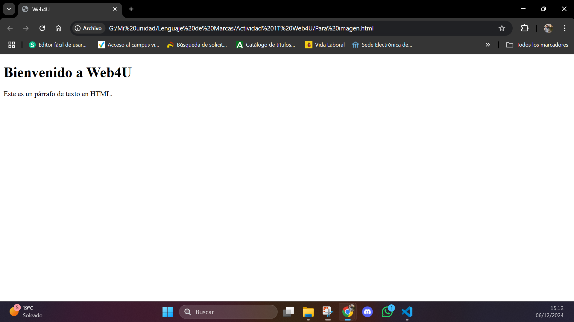 Ejemplo HTML